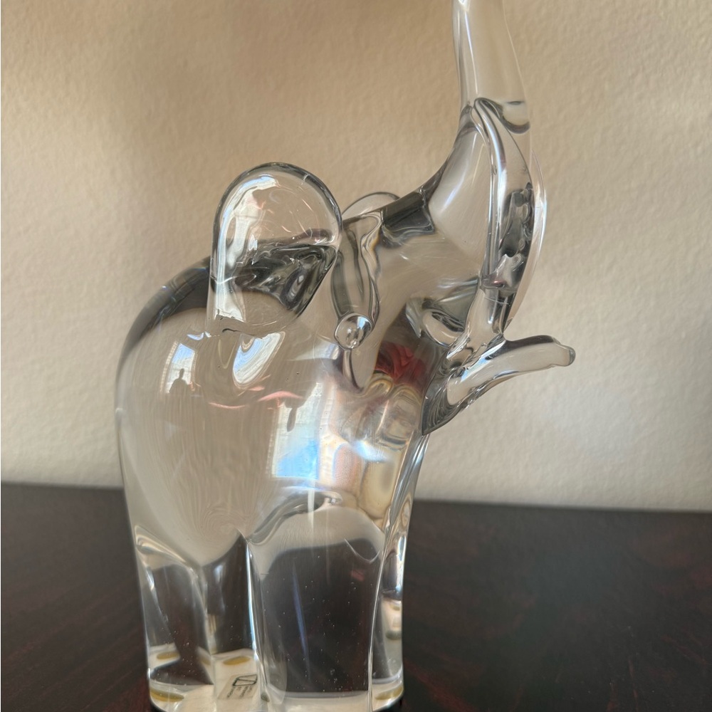 Baccarat Crystal Elephant Figurine